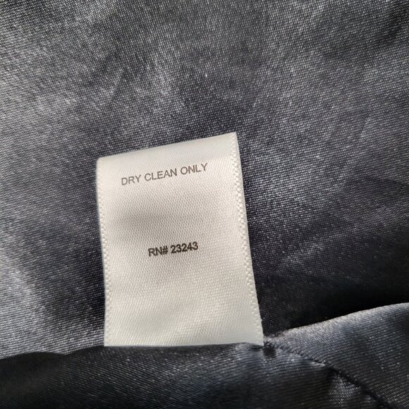 Style & Co Trench Coat Wool Blend Womens Large Tweed Double Breasted Pockets - Picture 6 of 16